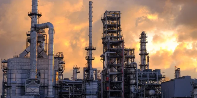 A refinery for oil and petrochemicals.Shutterstock