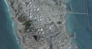 A satellite image shows an oil terminal at Kharg Island, Iran three day before the conflict erupted on 28 February 2026. | Reuters