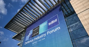 A view of the ATO Congresium international convention and exhibition center, where a part of 36th NATO Heads of State and Government Summit will be held in Ankara, Turkiye, on July 07, 2026. [Akın Çeliktaş – Anadolu Agency]