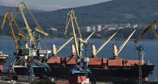 A view shows the Yan Dun Jiao 1 bulk carrier in the Vostochny container port in the shore of Nakhodka Bay near the port city of Nakhodka, Russia. | Reuters